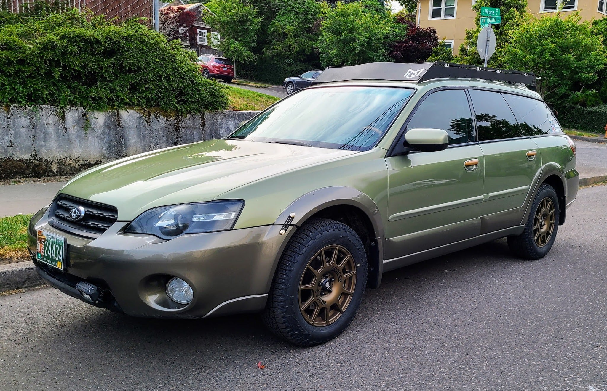 Subaru legacy roof cheap rack