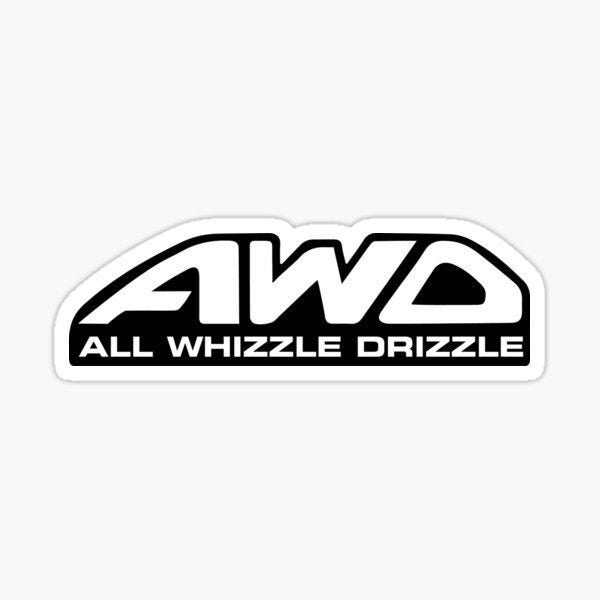 All Whizzle Drizzle Sticker - Subaru AWD
